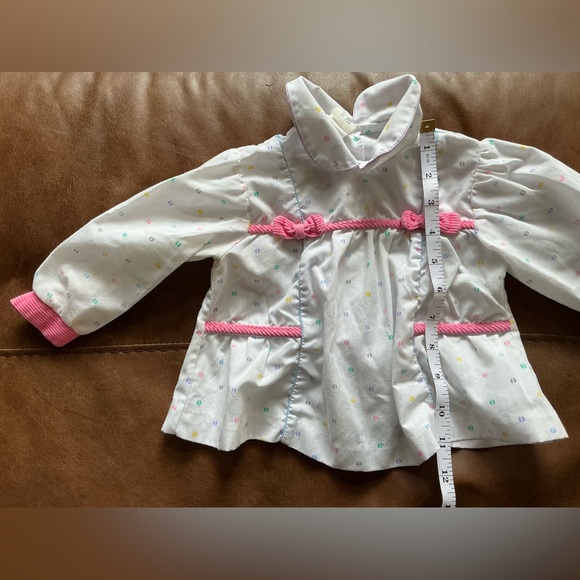 Vintage baby  Pink and White Matching Set - Picture 7 of 8